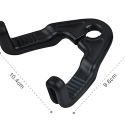 Car Seat Hook Auto Headrest Hanger Bag Holder for Car Bag Purse Cloth Storage 9.6*10.4CM black