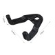 Car Seat Hook Auto Headrest Hanger Bag Holder for Car Bag Purse Cloth Storage 9.6*10.4CM black