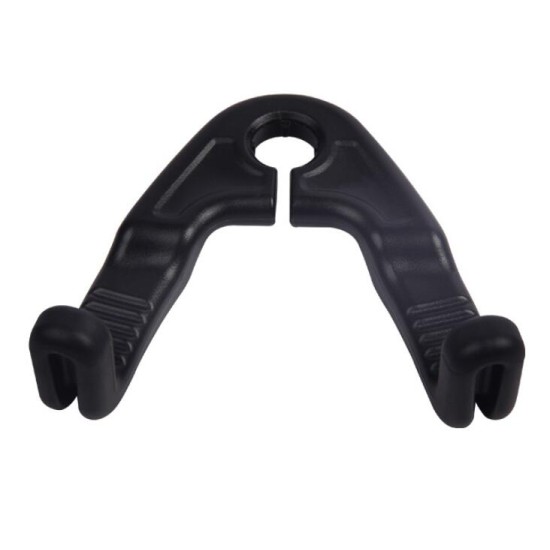 Car Seat Hook Auto Headrest Hanger Bag Holder for Car Bag Purse Cloth Storage 9.6*10.4CM black