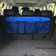 Car Trunk Organizer Adjustable Backseat Storage Bag Automobile Seat Back Organizers Normal version dark blue