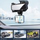 Foldable Car Rearview Mirror Mobile Phone  Holder Universal Multifunctional Adjustable Rotatable Gps Navigation Phone Bracket 203 black