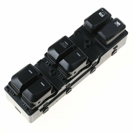 Master Power Window Switch For Hyundai 2010-2015 OE: 93570-2S1509P Black