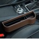 Multifunction Leather Storage Box for Car Seat Side Gap Leather black Main driver