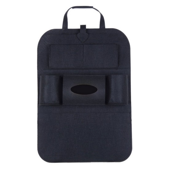 Storage Bag Felt Storage Bag Car Storage Hanging Bag Mobile Phone Flat Storage Bag black