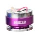 Universal Steering Wheel Kit Purple Quick Release Hub Adapter Auto Snap Off Boss kit