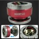 Universal Steering Wheel Kit Red Quick Release Hub Adapter Auto Snap Off Boss kit