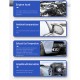 6pcs/set Ap-7 Hud Head-up  Display Large Screen Obd + Gps Dual System Driving Modified Lcd Code Car Styling Decoration Accessories black