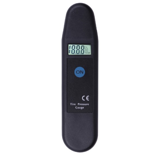 Car  Tire  Pressure  Gauge Digital Display Tire Pressure Monitor Compatible For Vehicle Motorcycle black