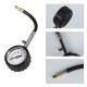 Long Tube Tire Pressure Gauge Meter High-precision Tyre Air Pressure Tester For Car Motorcycle Universal Black_0-7kg/cm\u00b2(0-100psi))