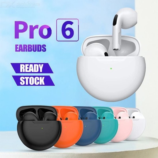 Air Pro 6 TWS Wireless Headphones with Mic Fone Bluetooth Earphones Sport Earbuds Running Pro6 Headset for Apple IPhone Xiaomi - Free shipping - DealExtreme