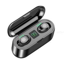 F9 Mini Smart Touch TWS Wireless Bluetooth Earphone 5.0 Earbuds 8D Stereo Headset With 2000mAh Charging Box - Free shipping - DealExtreme