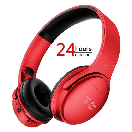 H1 Pro Bluetooth Headphones Over-ear HiFi Stereo Noise Canceling Wireless Gaming Headset With Mic Support TF Card - Free shipping - DealExtreme