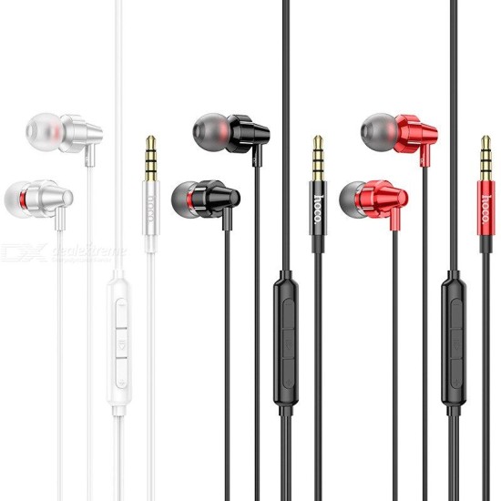 HoCo M90 Jinyue Wire-controlled Headset With Wheat 3.5mm Mobile Phone In-ear Voice Call Music Headset - Free shipping - DealExtreme