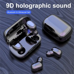 L21 TWS HIFI Wireless Earbuds Bluetooth V5.0 Headphones 9D Stereo Sport Binaural Earphones With Charging Case - Free shipping - DealExtreme