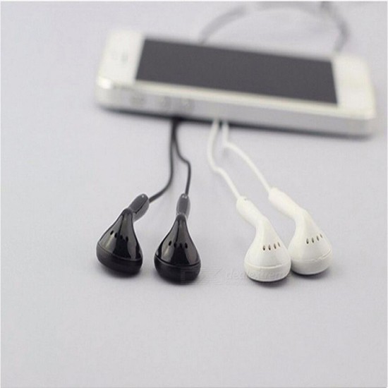 Langsdom IN2 Flat Head Earphone 3.5mm Earbuds Super Bass Headsets With Microphone For IPHONE Xiaomi Samsung Phone - Free shipping - DealExtreme