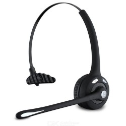 M6 Bluetooth Headset Mono trucke wireless Phone Operator HD Voice Call Center Headphones hands-free office microphone - Free shipping - DealExtreme