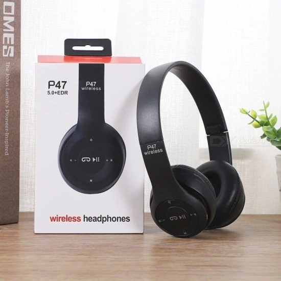 P47 Wireless Headphones Bluetooth-compatible Foldable Hi-Fi Stereo Headphone Sport Running Music Headset - Free shipping - DealExtreme