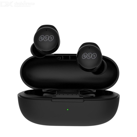 QCY-T17 Wireless Bluetooth 5.1 Headphones Touch Control 380mAh Battery Earbud for Game  ENC Calling - Free shipping - DealExtreme