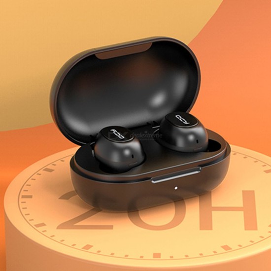 QCY T9S Bluetooth Earbuds Waterproof Bluetooth 5.0 Wireless Earphones - Free shipping - DealExtreme