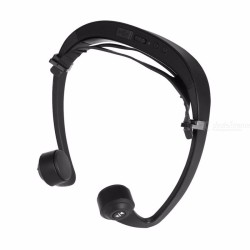 Quelima new V9 Bluetooth headset skinny conduction smart headset rear-mounted sports running stereo vibration headset skinny - Free shipping - DealExtreme