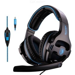 Sades SA 810 Over Ear Gaming Headsets Stereo Bass 3.5mm Gaming Headphone With Noise Isolation Mic For PS4 Xbox One PC Mac - Free shipping - DealExtreme