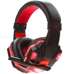 Soyto SY830MV Wired On-ear LED Gaming Headset With Noise Cancelling Mic - Free shipping - DealExtreme