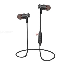 Sports Bluetooth Earphone Magnetic Attraction Wireless Headset Support TF SD Card Stereo Bass Waterproof Headphone With Mic - Free shipping - DealExtreme