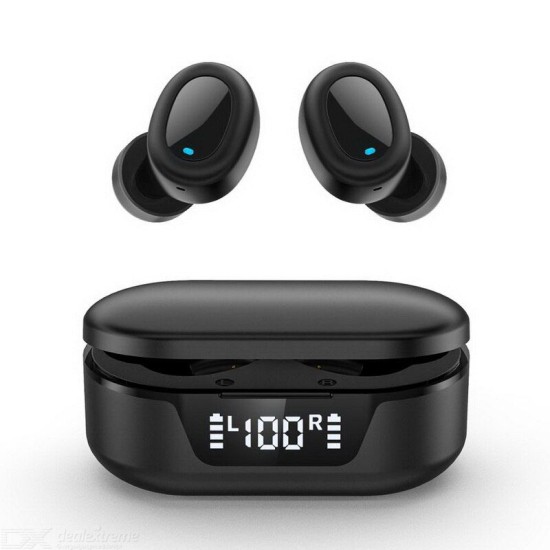 TW16 TWS Bluetooth Earphone Wireless Waterproof Bluetooth 5.0 With LED Digital Power Display - Free shipping - DealExtreme