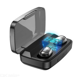 TWS Wireless Bluetooth 5.0 Earphone LED Digital Display Sports Headset With Charging Box For Phone - Free shipping - DealExtreme