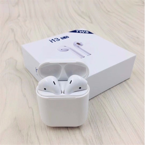 TWS i13 Bluetooth 5.0 Wireless Earphones Noise Reduction 3D Stereo Touch Control Earbuds with Mic Charging Case - Free shipping - DealExtreme