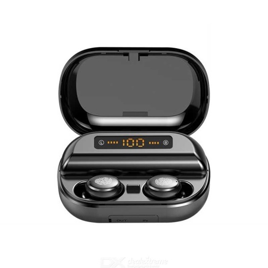 V11 TWS Wireless Earbuds Earphones Bluetooth 5.0 Waterproof Headset With LED Screen Charging Box For Phone - Free shipping - DealExtreme