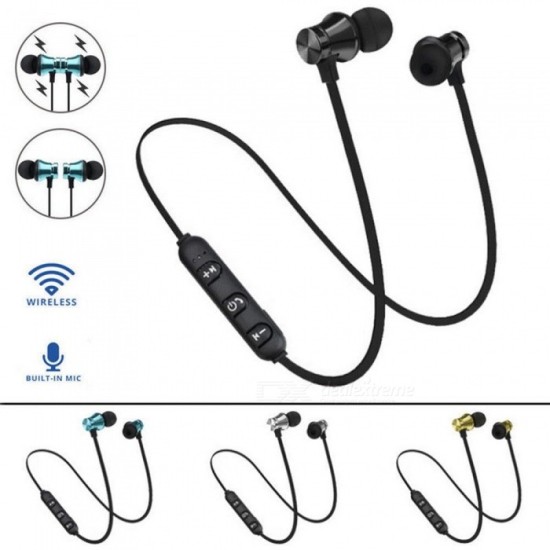 XT-11 Bluetooth Earphone Magnetic Wireless Sports Headset Bass Music Earbuds Mic for Mobile Phones and More Devices - Free shipping - DealExtreme