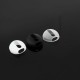 2 Pair Silicone Case Cover Earbud Anti Slip Earphone Tips for Apple AirPods Earpods black