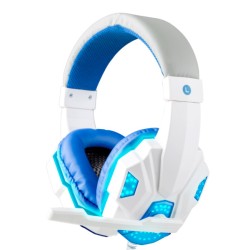 3.5mm Earphone Gaming Headset Gamer Stereo Gaming Headphone with Microphone LED Black and blue