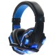 3.5mm Earphone Gaming Headset Gamer Stereo Gaming Headphone with Microphone LED Black and red