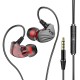 3.5mm In-ear Headphones Bass Game Headset Compatible for Ios Huawei S2000 Silver