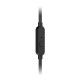 3.5mm Wired Headphones Stereo Music Bass Headset Sports Earphone In-line Control Hands-free with Mic black