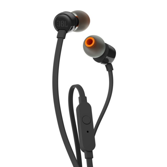 3.5mm Wired Headphones Stereo Music Bass Headset Sports Earphone In-line Control Hands-free with Mic black