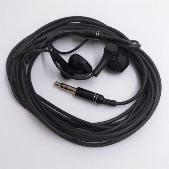 3m Long Wires Headphone Clear Bass Earbuds Ergonomic Monitoring Headset Music Earphones Black