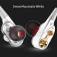 7D HIFI In-Ear Earphone Dual Dynamaic Driver Super Bass Stereo Headset Headphone white