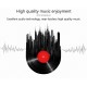 A08 In-ear Wired Headset Hifi Bass Tuning Calling Music Headphone Wire-controlled Microphone Gaming Earplugs Red