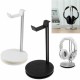 Aluminum Earphone Hanger Headset Holder Headphone Bracket Desk Display Stand Silver