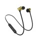 Bluetooth 4.2 Stereo Earphone Headset Wireless Magnetic In-Ear Earbuds  Golden