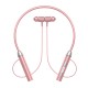 Bluetooth 5.2 Wireless Earphones In-ear Noise Reduction Headset Hanging Neck Ergonomic Sports Headphones Pink