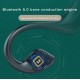 Bluetooth Headset Bone Conduction Wireless Ear-mounted Sports Waterproof Headset black