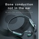 Bluetooth Headset Bone Conduction Wireless Ear-mounted Sports Waterproof Headset black