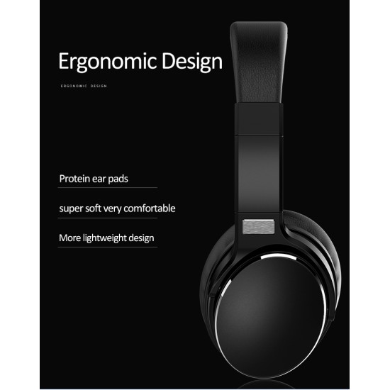 Bluetooth Wireless Headphone Noise Canceling Gaming Headphones With Mic Gamer Headset black