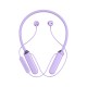 Bluetooth-compatible Headset Dual Large-capacity Battery Low-latency Stereo Bass Gaming Sports Earphones [Purple]