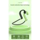 Bone Conduction Headset Bluetooth 5.2 Waterproof Sweatproof Stereo Wireless Sports Earphone W10 Black Green