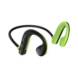 Bone Conduction Headset Bluetooth 5.2 Waterproof Sweatproof Stereo Wireless Sports Earphone W10 Black Green